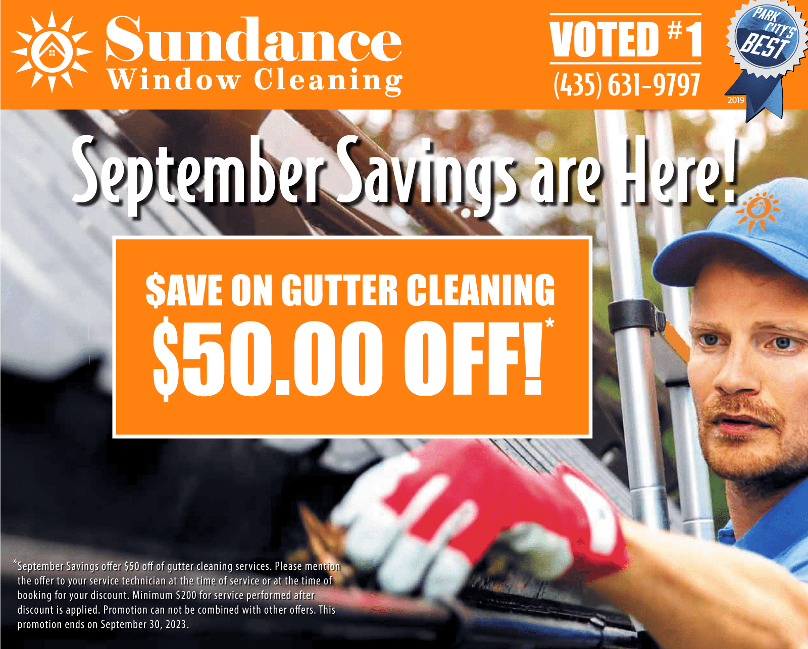 Sundance Window Cleaning - Fall Savings