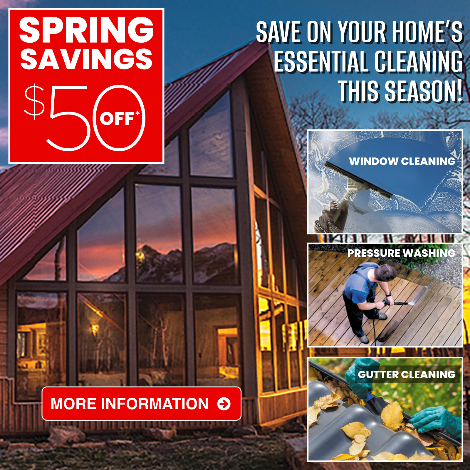 Sundance Window Cleaning - Spring Savings 2024